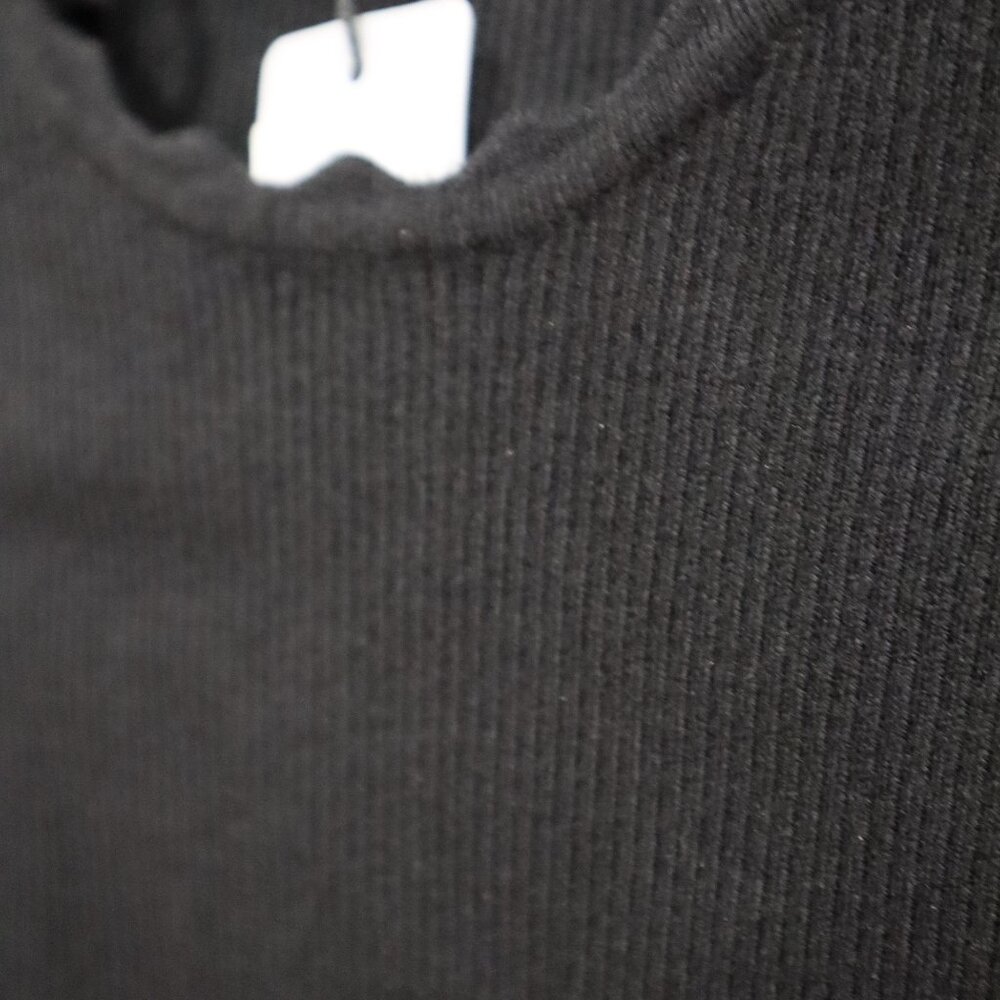 MINKPINK Laura Scallop Knit Tee Black - Picture 3 of 7